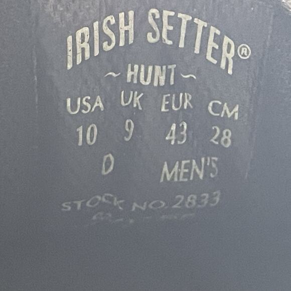 Red Wing Irish Setter Hunt 2833 Men’s 10 Camouflage All Terrain Outdoor Shoe EUC - Picture 9 of 9